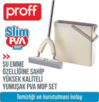 Proff Slim Pva Mop Seti Krem