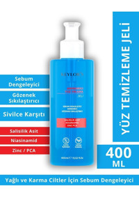 Keylor'S Cosmetic Alkolsüz Karma ve Yağlı Ciltler Su Bazlı Yüz Temizleme Jeli 400 ml