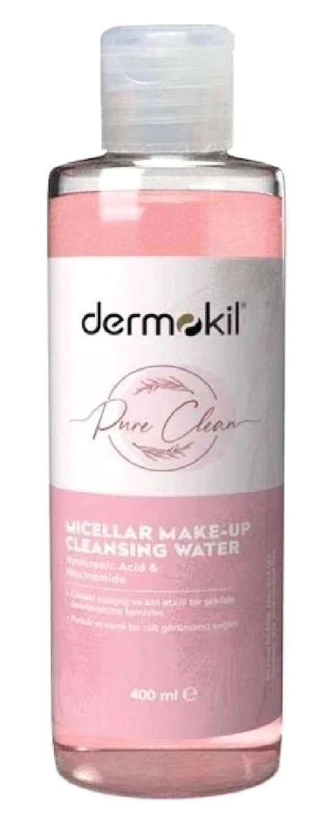 Dermokil Pure Clean Alkolsüz Tüm Ciltler Su Bazlı Yüz Temizleme Suyu 400 ml