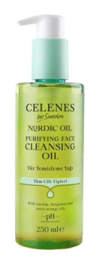 Celenes Alkolsüz Tüm Ciltler Yağ Bazlı Yüz Temizleme Yağı 250 ml