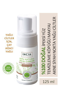 Incia Alkolsüz Karma ve Yağlı Ciltler Yağ Bazlı Yüz Temizleme Köpüğü 125 ml