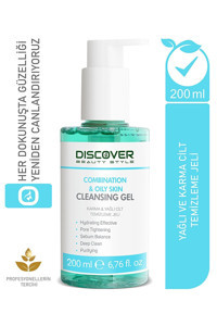 Discover Beauty Style Karma ve Yağlı Ciltler Su Bazlı Yüz Temizleme Jeli 200 ml