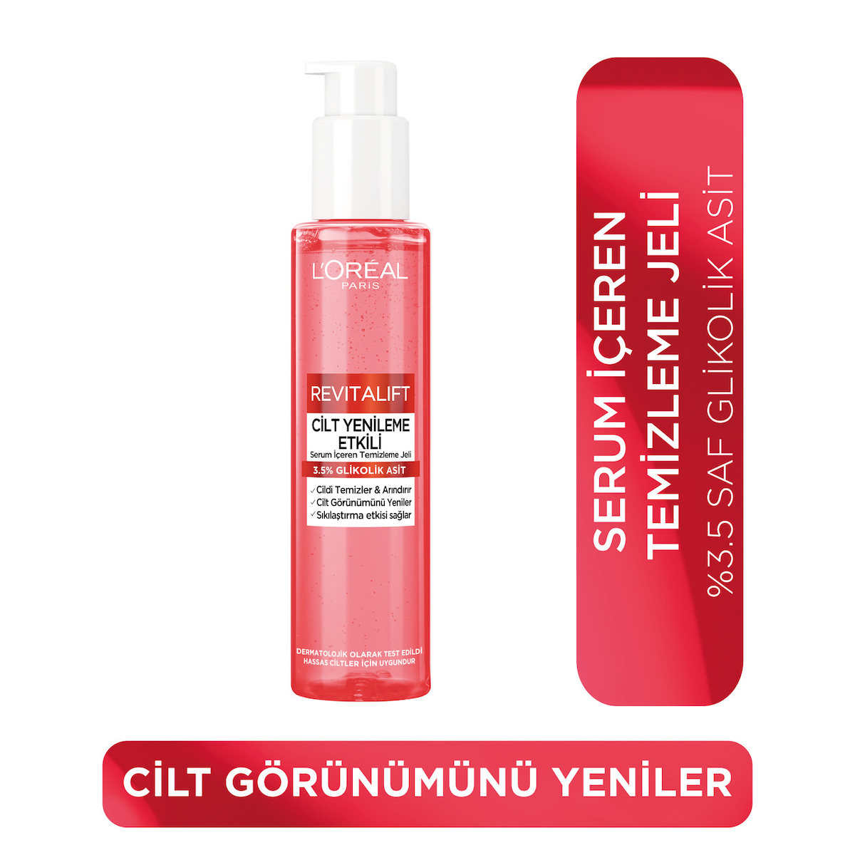 L'oréal Paris Revitalift Alkolsüz Tüm Ciltler Su Bazlı Yüz Temizleme Jeli 150 ml