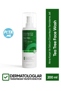 Mineaderm Tea Tree Alkolsüz Tüm Ciltler Su Bazlı Yüz Temizleme Jeli 200 ml