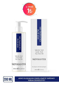 Skinmaster Alkolsüz Tüm Ciltler Su Bazlı Yüz Temizleme Jeli 200 ml