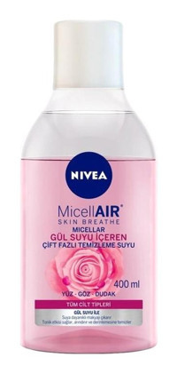 Nivea Alkolsüz Tüm Ciltler Su Bazlı Makyaj Temizleme Suyu 400 ml