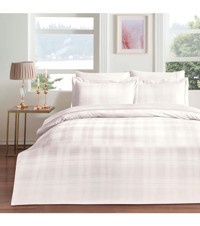 Taç Carly Pamuk 4 Mevsim 200x220 cm Çarşaflı Çift Kişilik Nevresim Takımı Ekru