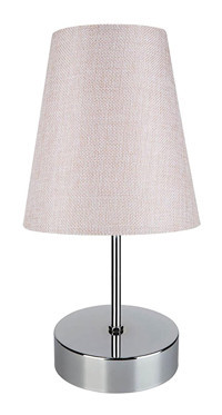 Modelight Kumaş Pudra Metal Ayaklı Abajur