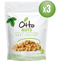 Otto Nuts Kavrulmuş Tuzlu Vegan Sarı Leblebi 3x150 gr