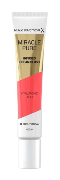 Max Factor Miracle Pure 02 Coral Işıltılı Krem Allık