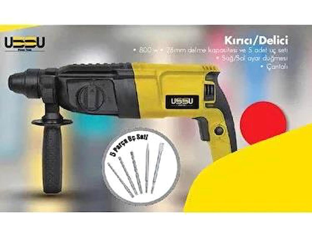 Ussu USP810 4000 darbe/dk Akülü Şarjlı Kırıcı Delici Matkap