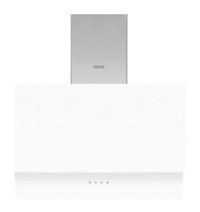 Oscar 5669 Ekotouch 500 m³ Emiş Gücü 60 cm Cam Bacalı Duvar Tipi Davlumbaz Beyaz
