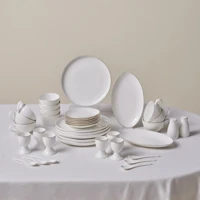 Karaca Elegance Bone Favaro 38 Parça 6 Kişilik Gold Porselen Kahvaltı Takımı