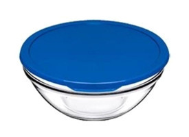 Paşabahçe Yuvarlak Cam-Plastik Saklama Kabı 2x595 ml