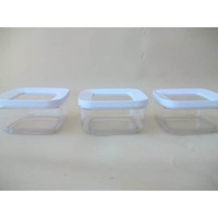 Vip Ahmet Kare Plastik Saklama Kabı 3x250 ml