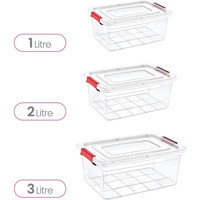Smartware Smart Box Dikdörtgen Plastik Saklama Kabı 3x1 lt-2 lt-3 lt