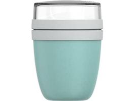 Mepal Lunch Pot Silindir Çelik Saklama Kabı 2x420 ml Mavi