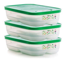 Tupperware Sera Dikdörtgen Plastik Saklama Kabı 3x1.8 lt