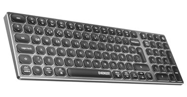 Everest KB-BT98 Türkçe Q RGB 100 Tuşlu Kablosuz Beyaz Klavye