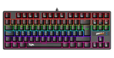 Gamingtech Gameagle Fullflex Türkçe Q RGB 88 Tuşlu Blue Switch Kablolu Siyah Mekanik Gaming Klavye