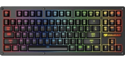 Cougar Puri TKL CGR-WM3SB-PUTR Q RGB 87 Tuşlu Kablolu Siyah Mekanik Gaming Klavye