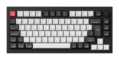Keychron Q1 Türkçe Q RGB 81 Tuşlu Kablosuz Beyaz-Siyah Mekanik Gaming Klavye