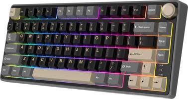 Royal Kludge R75 Q RGB Katlanabilir 81 Tuşlu Kablolu Siyah Mekanik Gaming Klavye