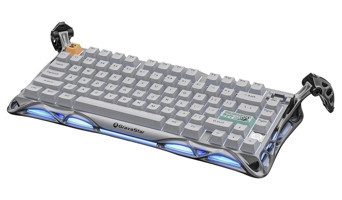 Gravastar K1 Pro İngilizce Q RGB Wireless Katlanabilir 80 Tuşlu Kablosuz Gri Mekanik Gaming Klavye