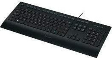 Logitech Q Kablolu Siyah Klavye