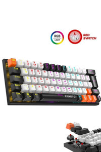 Everest Parley Türkçe Q RGB Red Switch Kablolu Mekanik Gaming Klavye