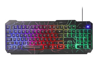 Polosmart Pgm11 Versus Türkçe F RGB Kablolu Gri Klavye