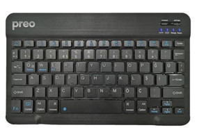 Preo K8 Türkçe Q 78 Tuşlu Black Switch Siyah Klavye