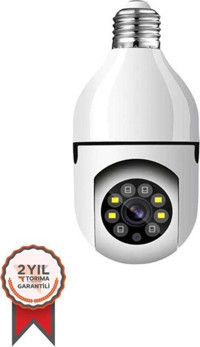 Torima Cmr-6 Wi-Fi 1 Kameralı 360 Derece Dönme Gece Görüşlü IP İç Mekan Kablosuz Güvenlik Kamerası