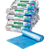 Sa Waste Orta Boy 55x60 cm Çöp Poşeti 25x15 Adet Mavi