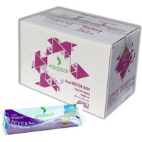 Ersopack Evsel Büyük Boy 65x80 cm Çöp Poşeti 50x10 Adet Mavi
