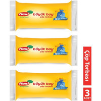 Flexi Büyük Boy 65x80 cm Çöp Poşeti 3x10 Adet Mavi