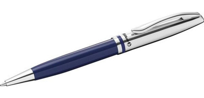 Pelikan Jazz K35 Krom Tek Renkli Mavi Tükenmez Kalem