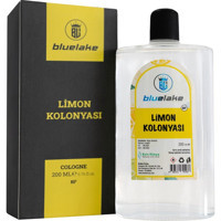 Bluelake Limon Cam Şişe Kolonya 200 ml