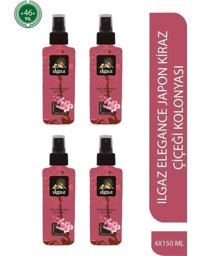 Ilgaz Elegance Japon Kiraz Çiçeği Sprey Plastik Şişe Kolonya 4x150 ml