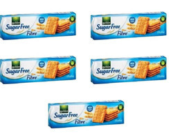 Gullon Sugar Free Tam Buğdaylı Bisküvi 5x170 gr
