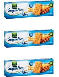 Gullon Sugar Free Tam Buğdaylı Bisküvi 3x170 gr