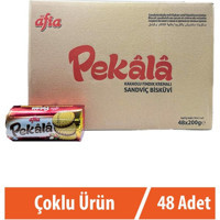 Afia Pekala Kakaolu-Fındık Bisküvi 48x200 gr