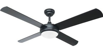 Dlc Levante Işıklı Kumandalı Ahşap 4 Kanatlı Siyah Tavan Vantilatörü