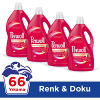 Perwoll Geliştirilmiş Yenileme Etkisi Renkliler İçin Konsantre 256 Yıkama Sıvı Deterjan 4 lt