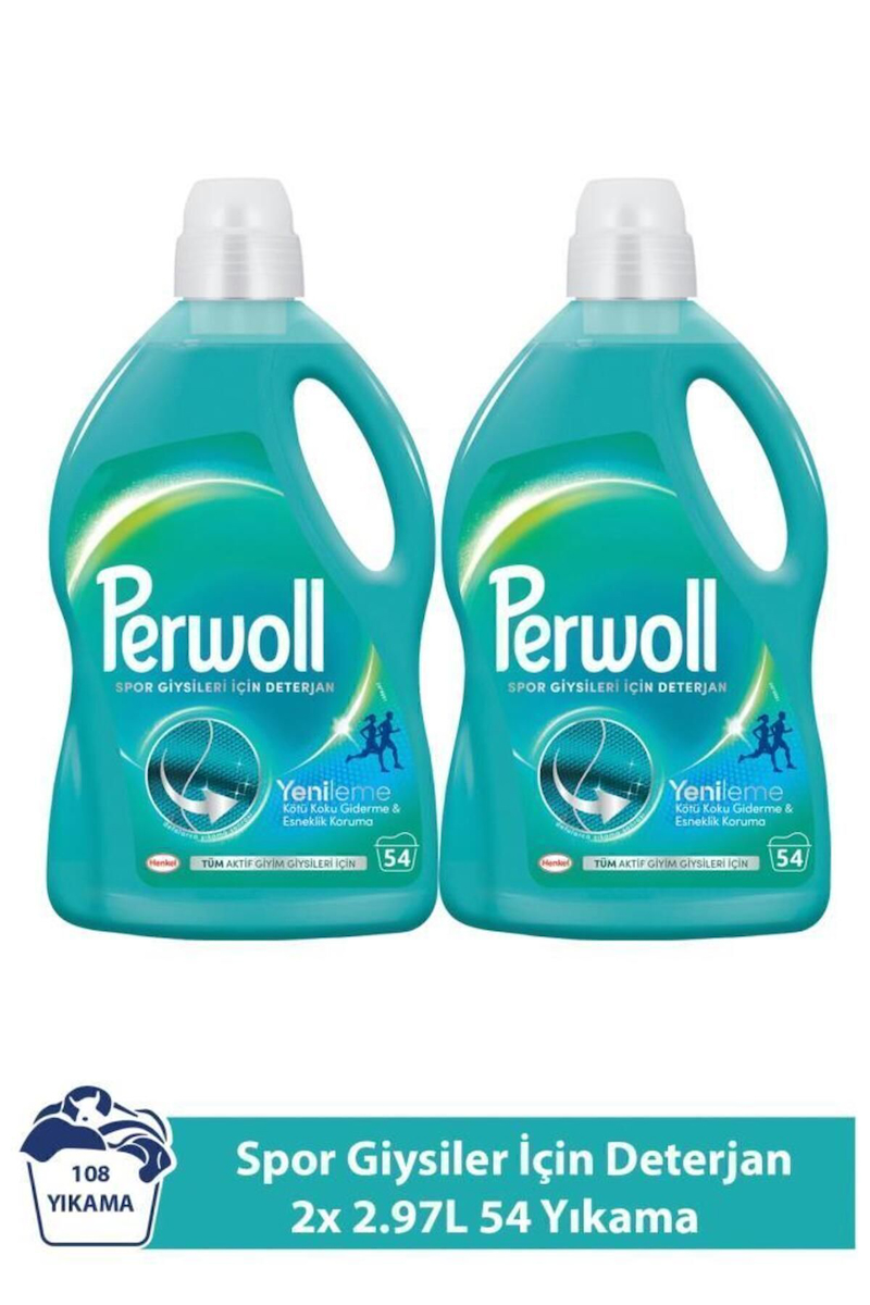 Perwoll Yenileme Renkliler İçin Konsantre 108 Yıkama Sıvı Deterjan 2.7 lt