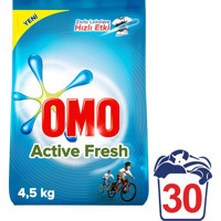 Omo Active Fresh Beyazlar İçin 30 Yıkama Toz Deterjan 4.5 kg