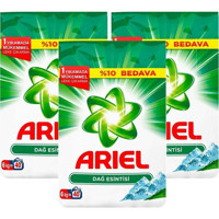 Ariel Dağ Esintisi Beyazlar İçin 120 Yıkama Toz Deterjan 3x6 kg