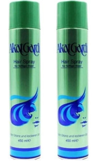 Akat Gardi Yağlı Saçlar Için Islak Görünümlü Keratinli Güçlü Saç Spreyi 2x180 ml