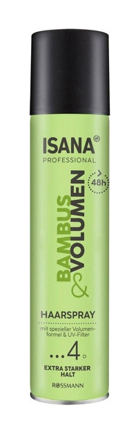Isana Bambus Volumen Islak Görünümlü Bambu Ekstra Güçlü Saç Spreyi 250 ml