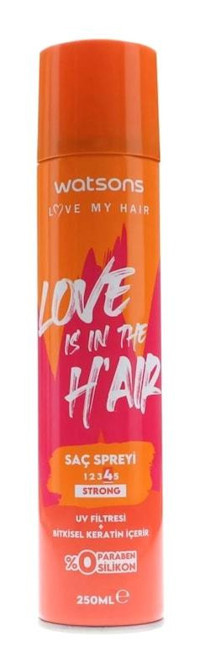 Watsons Love Is In The H'air No:4 Islak Görünümlü Keratinli Güçlü Saç Spreyi 250 ml